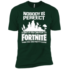 Fortnite Nobody Is Perfect But If You Can Play Fortnite Men's Sleeve Shirt - The White Eagles