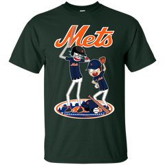New York Mets Baseball Rick And Morty Cotton T-Shirt - The White Eagles