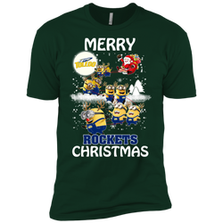 Toledo Rockets Ugly Christmas Sweaters Minions Santa Claus Merry Christmas Men's Sleeve Shirt - The White Eagles