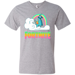 Fortnite Battle Royale Unicorn Men's V-Neck T-Shirt - The White Eagles