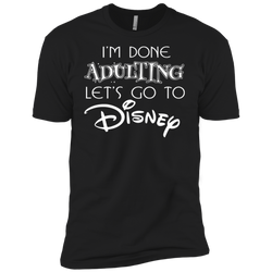 I'm Done Adulting Let's Go To Disney Shirt Men's Sleeve Shirt - The White Eagles