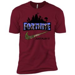 Fortnite Just Play It Nike Logo Men's Sleeve Shirt - The White Eagles