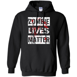 Zombie Lives Matter Tshirt Hoodie - The White Eagles