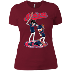 Cleveland Indians Baseball Rick And Morty Ladies' Shirt - The White Eagles
