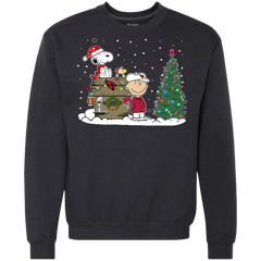 Arizona Cardinals Snoopy The Peanuts Movie Christmas Football Super Bowl Sweatshirt - The White Eagles