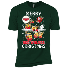 Arkansas State Red Wolves T Shirts Minions Santa Claus Merry Christmas Men's Sleeve Shirt - The White Eagles
