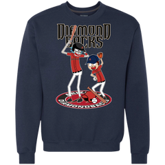 Arizona Diamondbacks Baseball Rick And Morty Sweatshirt - The White Eagles