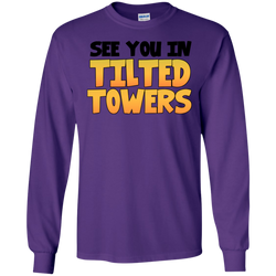 Fortnite See You In Tilted Towers LS Cotton T-Shirt - The White Eagles