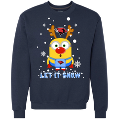 Minion Incarnate Word Cardinals Ugly Christmas Sweaters Let It Snow Sweatshirt - The White Eagles