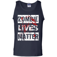 Zombie Lives Matter Tshirt Tank Top - The White Eagles