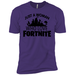 Fortnite Just A Woman Who Loves Fortnite Men's Sleeve Shirt - The White Eagles