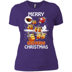 Oregon State Beavers Ugly Christmas Sweaters Minions Santa Claus Merry Christmas Ladies' Shirt - The White Eagles