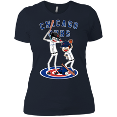Chicago Cubs Baseball Rick And Morty Ladies' Shirt - The White Eagles