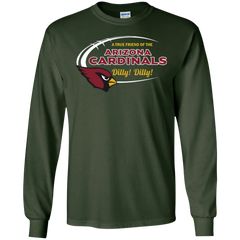 Dilly Dilly Arizona Cardinals A True Friend Of The Cardinals LS Cotton T-Shirt - The White Eagles