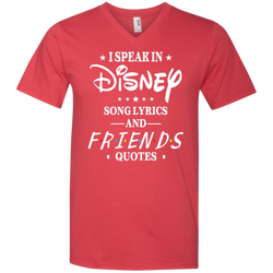 Disney Song Lyrics And Friends Quotes Shirt Men's V-Neck T-Shirt - The White Eagles