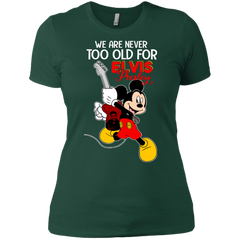 We Are Never Too Old For Elvis Presley Mickey Ladies' Shirt - The White Eagles