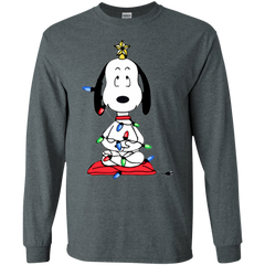 Snoopy Christmas Tree The Peanuts Movie Snoopy LS Cotton T-Shirt - The White Eagles