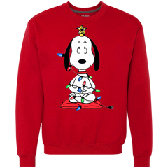 Snoopy Christmas Tree The Peanuts Movie Snoopy Sweatshirt - The White Eagles