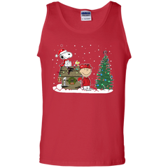 Atlanta Falcons Snoopy The Peanuts Ugly Christmas Sweater  Super Bowl Tank Top - The White Eagles