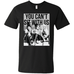 You Can't Sit With Us Hocus Horror Halloween Shirt Men's V-Neck T-Shirt - The White Eagles