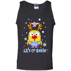 Minion Houston Rockets Ugly Christmas Sweaters Let It Snow Tank Top - The White Eagles