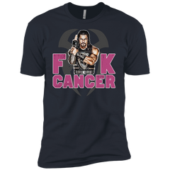 Roman Reigns Fuck Cancer Breast Cancer Awareness Men's Sleeve Shirt - The White Eagles