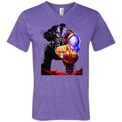 Venom Thanos We Are Venom Men's V-Neck T-Shirt - The White Eagles