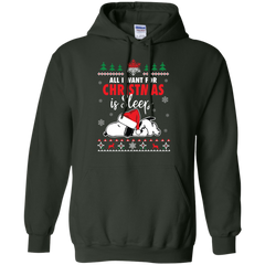 All I Want For Christmas Is Sleep Snoopy The Peanuts Movie Hoodie - The White Eagles