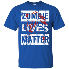 Zombie Lives Matter Tshirt Cotton T-Shirt - The White Eagles