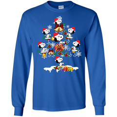 Christmas Is Coming Snoopy The Peanuts Movies Santa Claus Ugly Christmas Sweater LS Cotton T-Shirt - The White Eagles