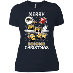 Western Michigan Broncos Ugly Christmas Sweaters Minions Santa Claus Merry Christmas Ladies' Shirt - The White Eagles