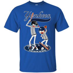 New York Yankees Baseball Rick And Morty Cotton T-Shirt - The White Eagles