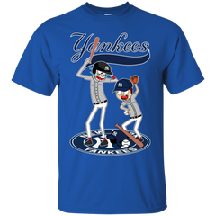 New York Yankees Baseball Rick And Morty Cotton T-Shirt - The White Eagles