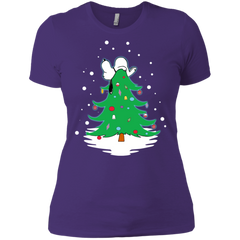 Snoopy Tree Christmas The Peanuts Movie Ladies' Shirt - The White Eagles