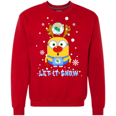Minion Norfolk State Spartans Ugly Christmas Sweaters Let It Snow Sweatshirt - The White Eagles