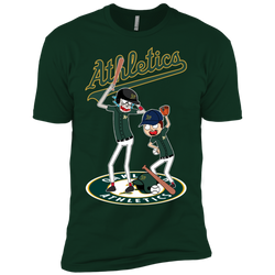 Oakland Athletics Baseball Rick And Morty Men's Sleeve Shirt - The White Eagles