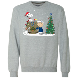 Indianapolis Colts Snoopy The Peanuts Ugly Christmas Sweater  Super Bowl Sweatshirt - The White Eagles
