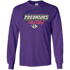 Dilly Dilly A True Friend Of The Nashville Predators LS Cotton T-Shirt - The White Eagles