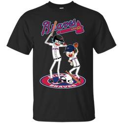 Atlanta Braves Baseball Rick And Morty Cotton T-Shirt - The White Eagles