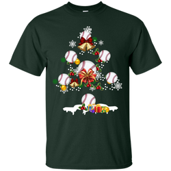 Christmas Is Coming Baseball Santa Claus Ugly Christmas Sweater Cotton T-Shirt - The White Eagles