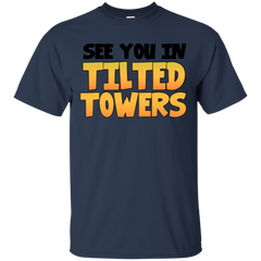 Fortnite See You In Tilted Towers Cotton T-Shirt - The White Eagles