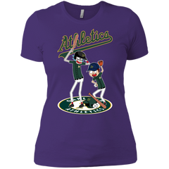 Oakland Athletics Baseball Rick And Morty Ladies' Shirt - The White Eagles