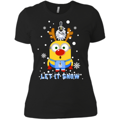 Minion Citadel Bulldogs Ugly Christmas Sweaters Let It Snow Ladies' Shirt - The White Eagles