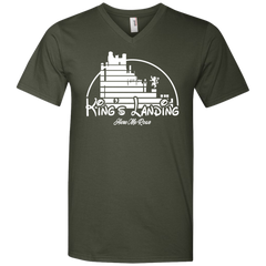 Kings Landing Hear Me Roar Tshirt Men's V-Neck T-Shirt - The White Eagles