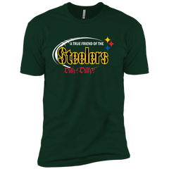 Dilly Dilly Pittsburgh Steelers A True Friend Of The Steelers Men's Sleeve Shirt - The White Eagles