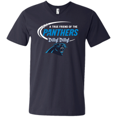 Dilly Dilly Panthers A True Friend Of The Panthers Men's V-Neck T-Shirt - The White Eagles