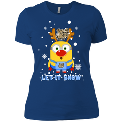 Minion Bryant Bulldogs Ugly Christmas Sweaters Let It Snow Ladies' Shirt - The White Eagles