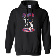 Atlanta Braves Baseball Rick And Morty Hoodie - The White Eagles