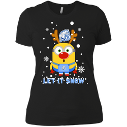 Minion Drake Bulldogs Ugly Christmas Sweaters Let It Snow Ladies' Shirt - The White Eagles