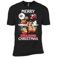 Fresno State Bulldogs Ugly Christmas Sweaters Minions Santa Claus Merry Christmas Men's Sleeve Shirt - The White Eagles